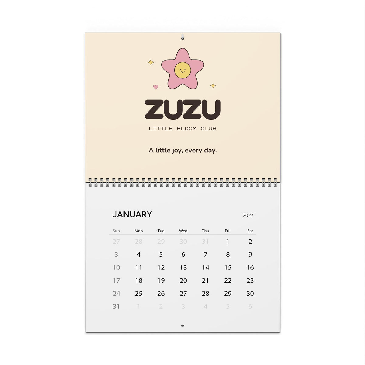 ZUZU A Little Happy Year 2027 Wall Calendar